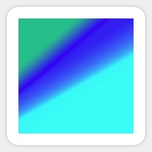 blue green abstract texture art Sticker